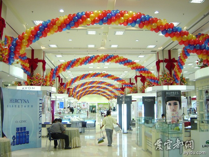 新店开张气球布置