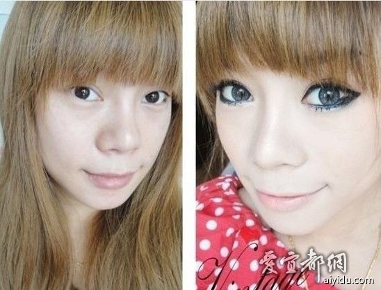 所谓<em>网络美女化妆</em>前后,刺瞎你的双眼(有图.有真